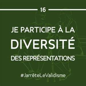 Bonne résolution n°16 : Je participe à la diversité de représentations.
