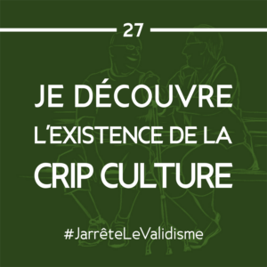 Bonne résolution n°27 : Je découvre l’existence de la crip culture.